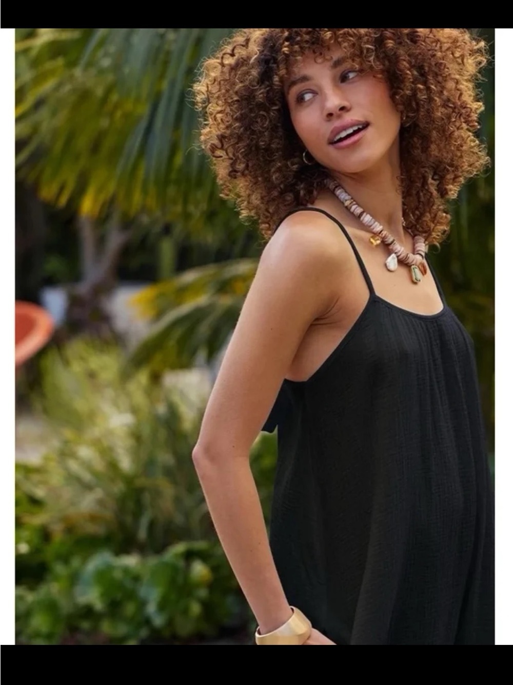 Sol Angeles Joni Maxi Gauze Dress in Black
size XL/XXL - Picture 3 of 12